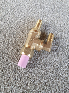 1/2" brass vapour blasting nozzle (Straight type)